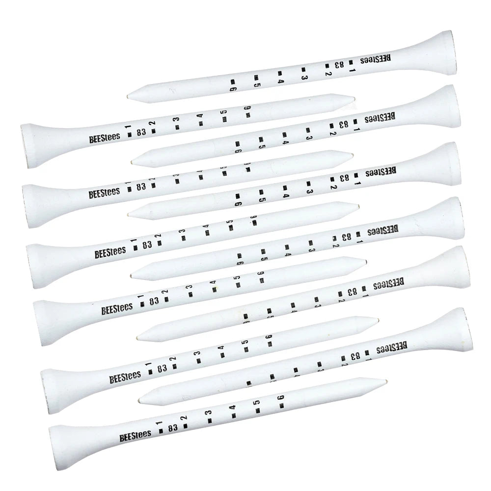 Premium Wooden Golf Tees W/ Height Markers